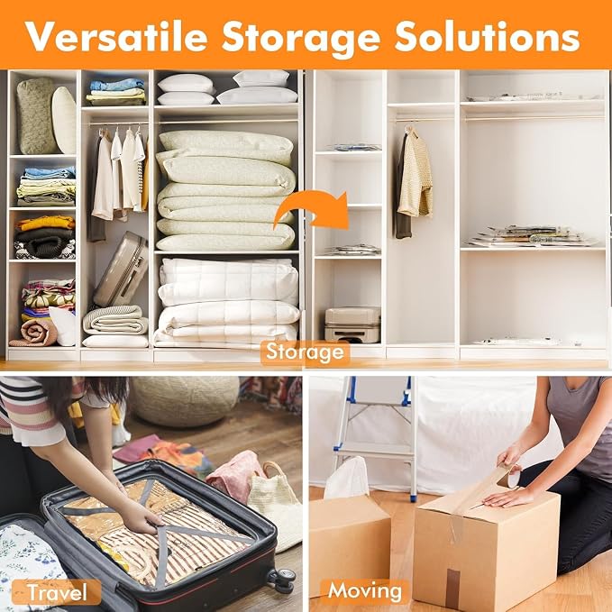 10 Large Vacuum Storage Bags - Image 4