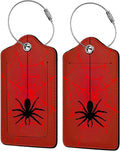 Spider Web 2-Pcs Premium Leather Tags by Unknown