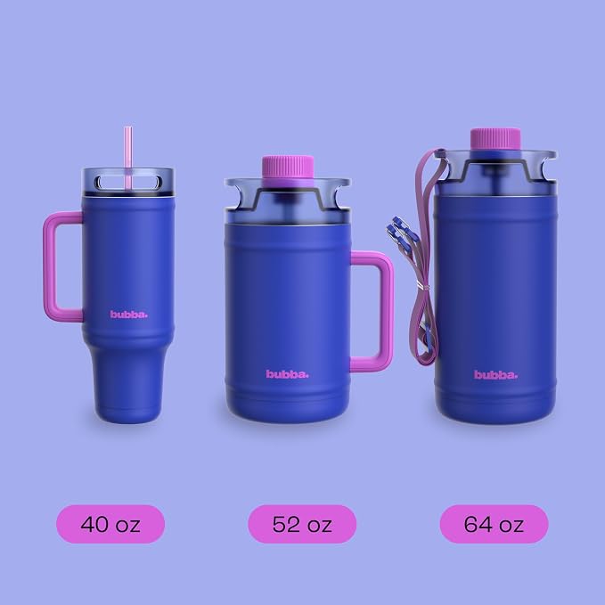 bubba 40 oz Insulated Stainless Steel Tumbler with Handle and Straw - Leakproof, Dishwasher Safe, Cup Holder Tumbler, Lead-Free and BPA-Free, Ocean Energy - Image 6
