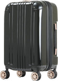 LEGEND WALKER Hardside Expandable Zipper Luggage, 5122-55-BK by LEGENDWALKER