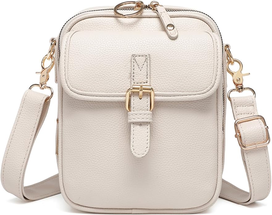 1060 Leather Crossbody Bags for Women Anti-Theft Vegan Purse by 1060BrandExperts
