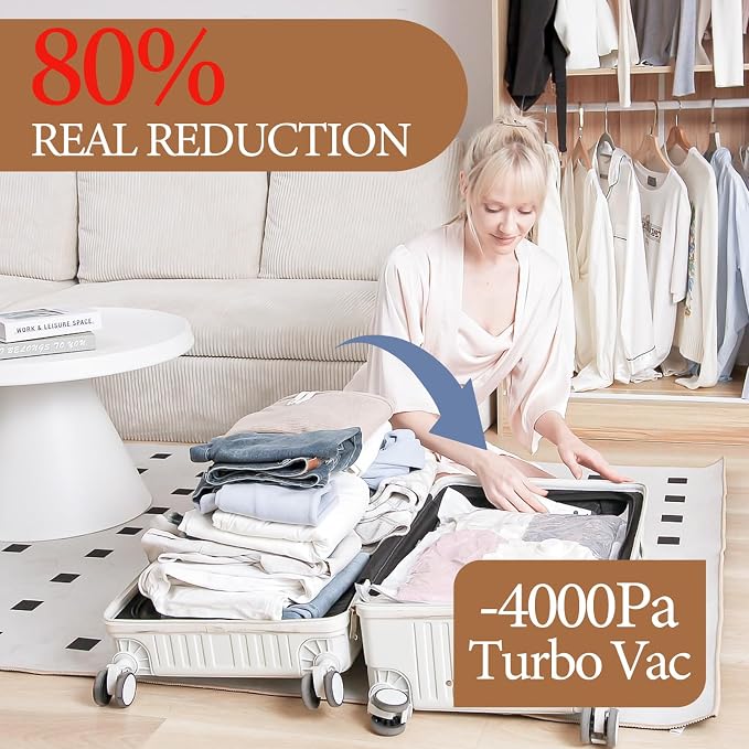 Vacuum Seal Bags for Clothing, 20 Pack Vacuum Storage Bags - Image 9