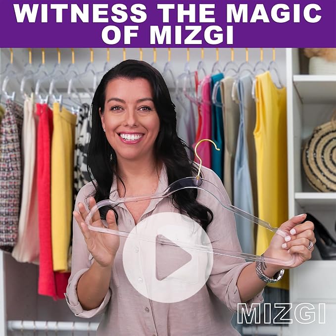 Premium Clear Invisible Acrylic Hangers, Crystal Plastic Hangers, Pants & Dress - Image 7