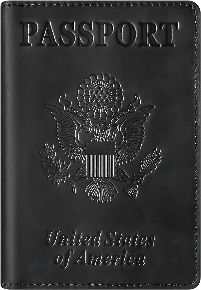 BIAOTIE Premium Leather Passport Holder Covers, Rfid Travel Wallet Passport by BIAOTIE