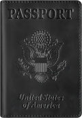 BIAOTIE Premium Leather Passport Holder Covers, Rfid Travel Wallet Passport by BIAOTIE