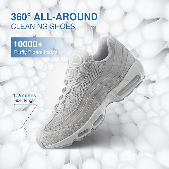 Shoe Washing Bag for Washing Machine, Fluffy Fibers Keep 360° Wrap-around - Image 2
