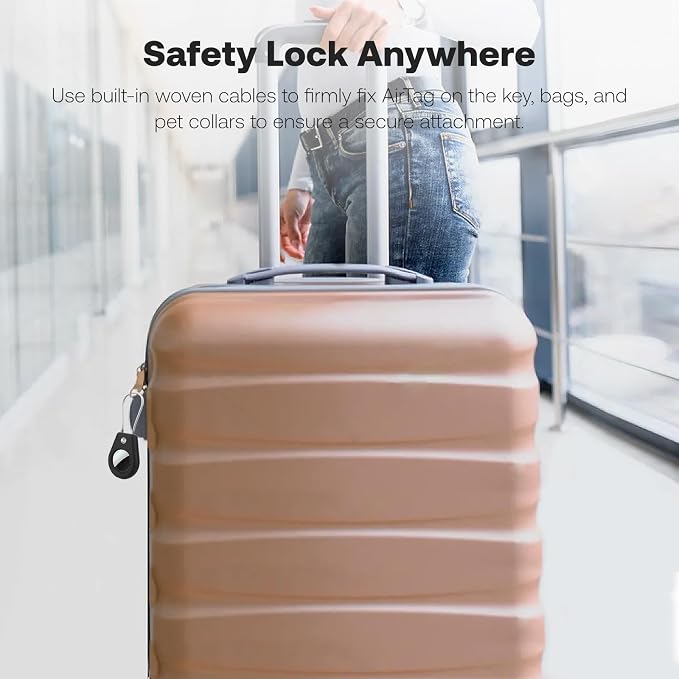 Protect Case Compatible with Apple AirTag, Secure GPS Tracker Holder with Wire - Image 6