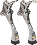 2 Packs Heavy Duty Kickdown Door Stopper, One Touch Adjustable Kickdown Door by ENYZTBI