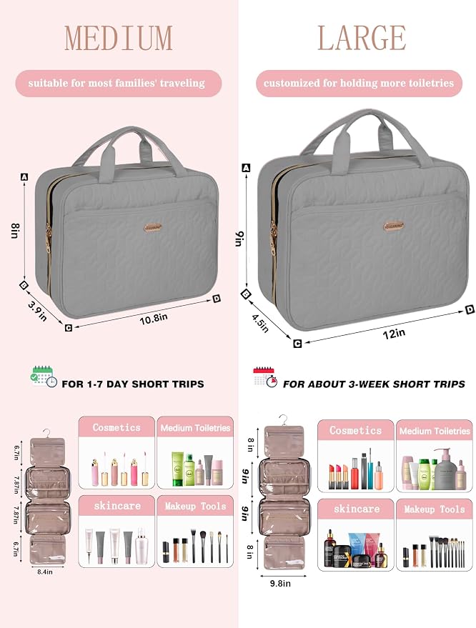 BALHLHG Toiletry Bag for Women - Image 6