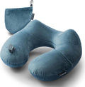 Inflatable Travel Neck Pillow for Airplane Sleeping Blow Up Neck Support Air by Keemall