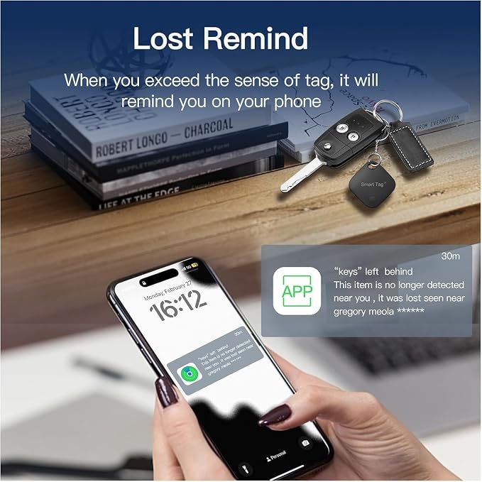 Air Tracker Tag 4 Pack Bluetooth Luggage Tracker tag Locator Works - Image 3