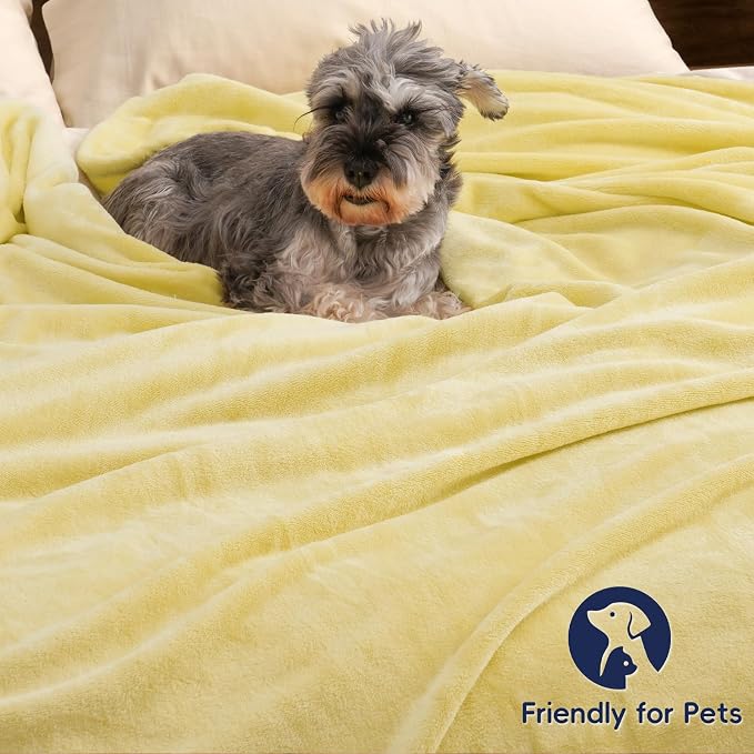 PHF Ultra Soft Fleece Blanket Twin Size, No Shed No Pilling Luxury Plush Cozy - Image 5