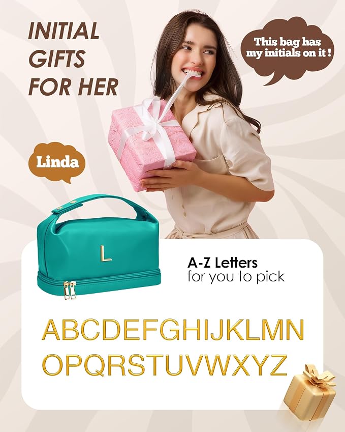 Graduation Present for for Women, Personalized Makeup Bag - Image 2