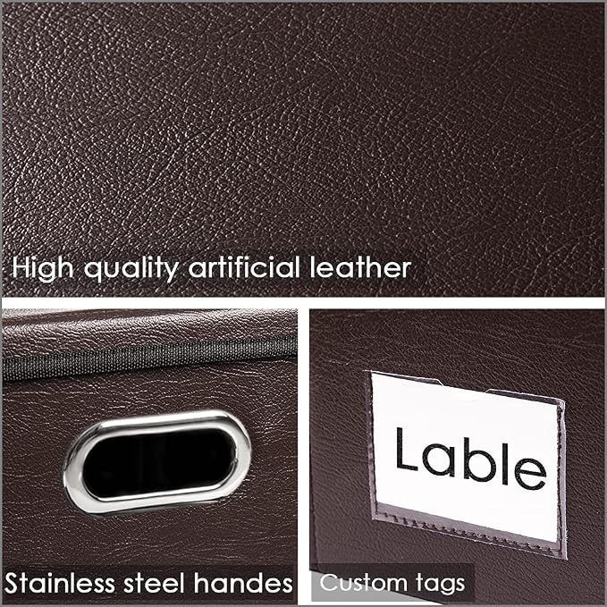 PRANDOM Large Foldable Storage Bins - Image 4