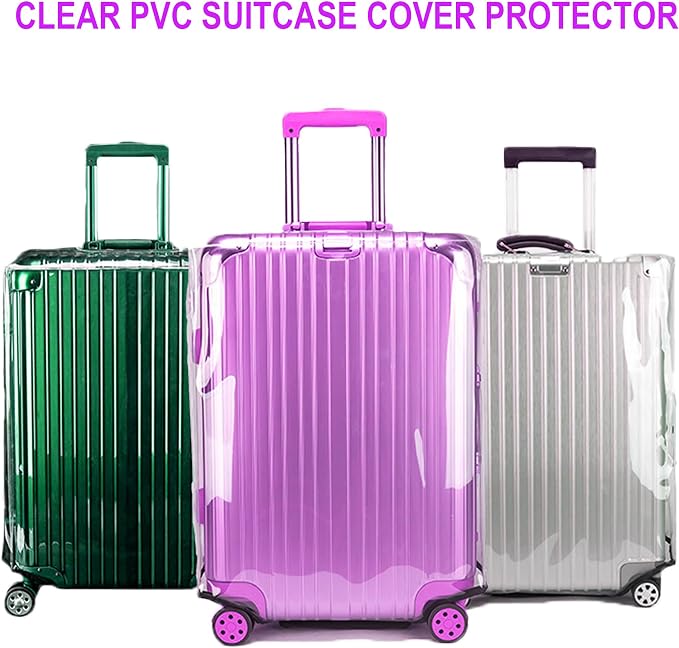 24 Inch Full Clear PVC Suitcase Cover Protectors - Image 5