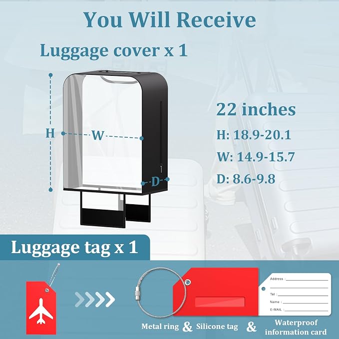 Upgraded Elastic Suitcase Covers - Image 8