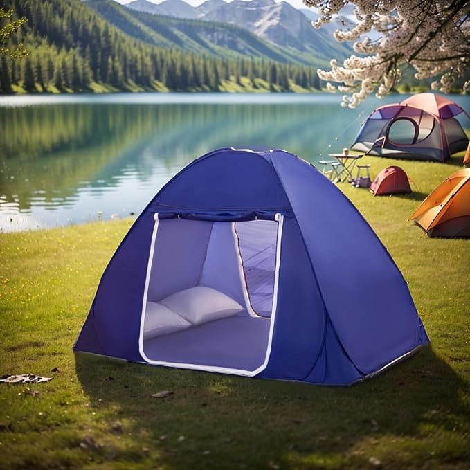Mosquito Net for Bed, Folded Size 20 inch Portable Camping Travel Mosquito Tent - Image 4