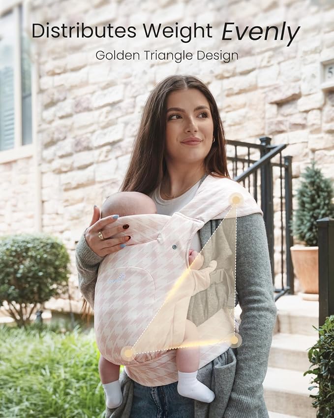 GROWNSY Baby Carrier Newborn to Toddler, Cozy Baby Wraps Carrier, Ergonomic - Image 5