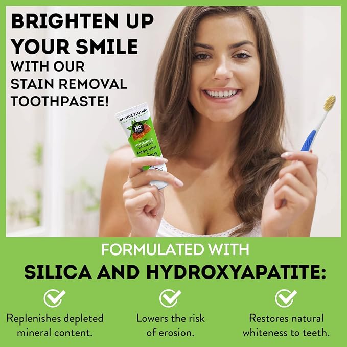 MOUTHWATCHERS Whitening Fluoride Free Naturally Sourced Toothpaste, 4 Tubes - Image 2