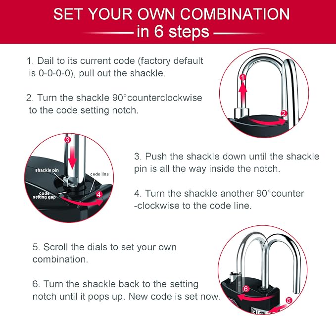 ZHEGE TSA Approved Luggage Lock - Image 7