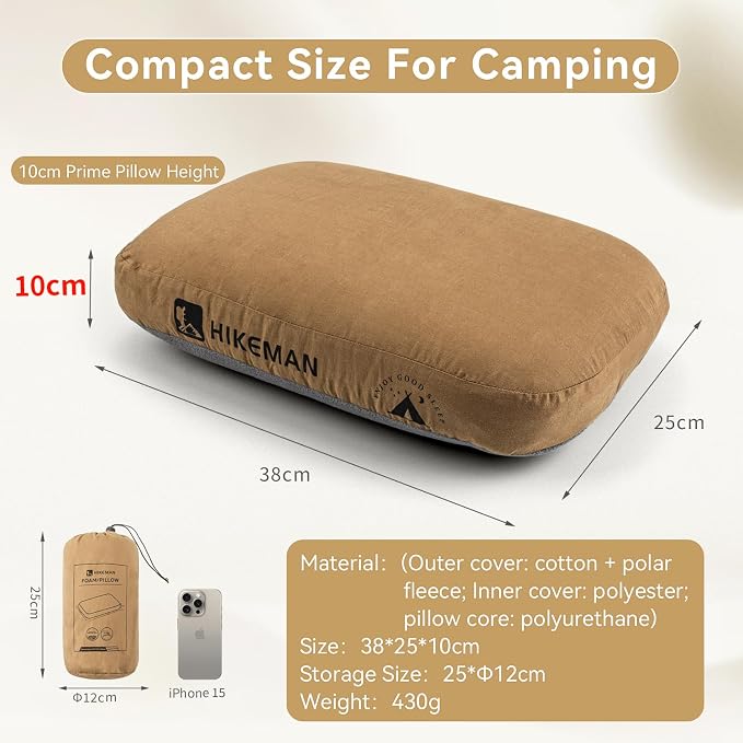 HIKEMAN Camping Memory Foam Pillow - Image 2