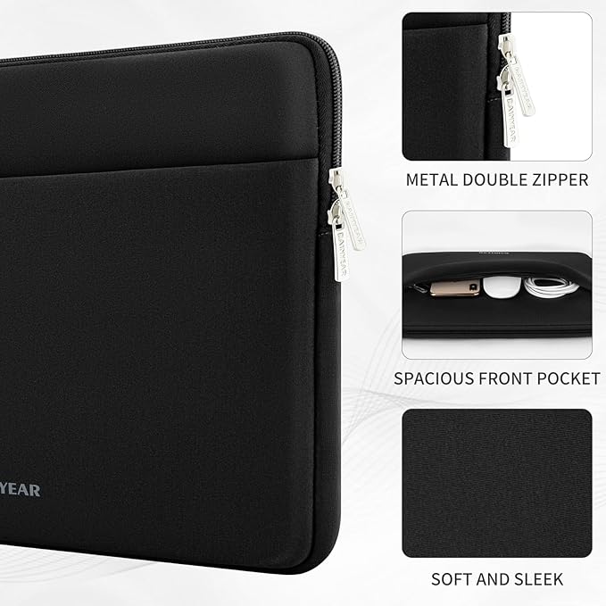 RAINYEAR Laptop Sleeve Case 11-13 Inch, Protective Portable Case - Image 2