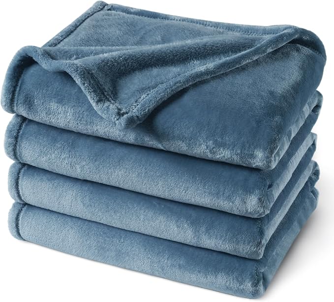 PHF Ultra Soft Fleece Blanket Twin Size, No Shed No Pilling Luxury Plush Cozy by PHF