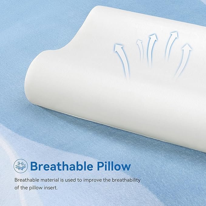 AM AEROMAX Travel Contour Memory Foam Pillow, Cervical Pillow - Image 7