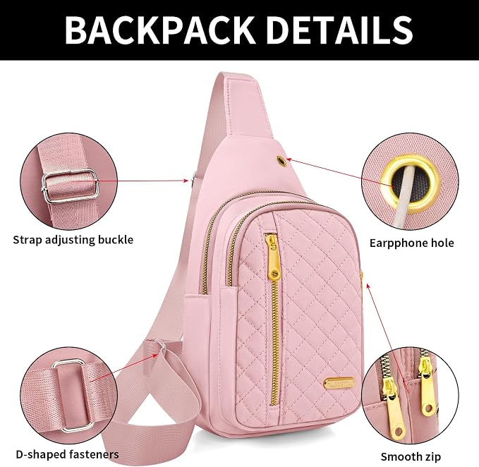 Small Sling Bag For Women Men Casual Crossbody Sling Backpack - Image 5