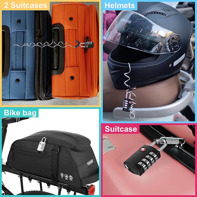 ZHEGE Travel Locks 2 Pack, TSA Locks - Image 6