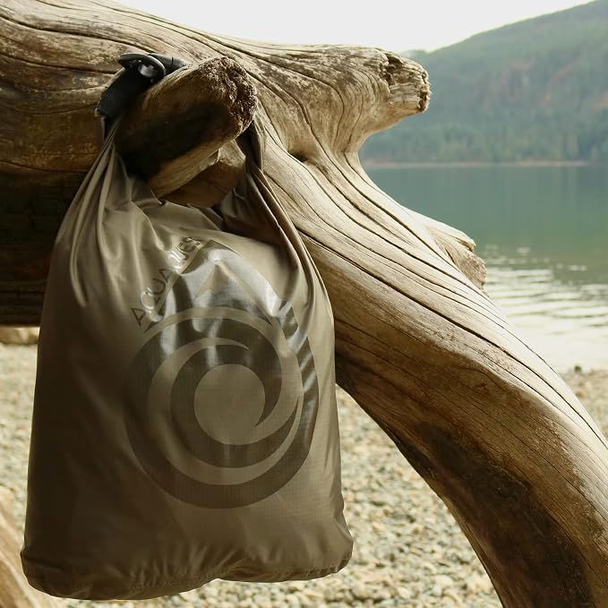 AquaQuest Rogue Dry Bag – 20L Olive Drab – 100% Waterproof Roll Top – Gear - Image 5