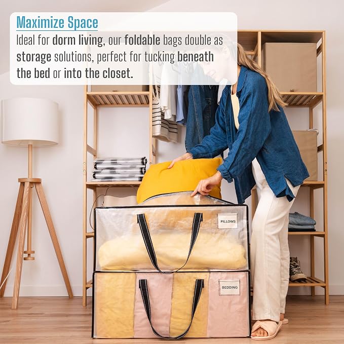 VENO 6 Pack Moving Bags Extra Large Storage Bags - Image 4