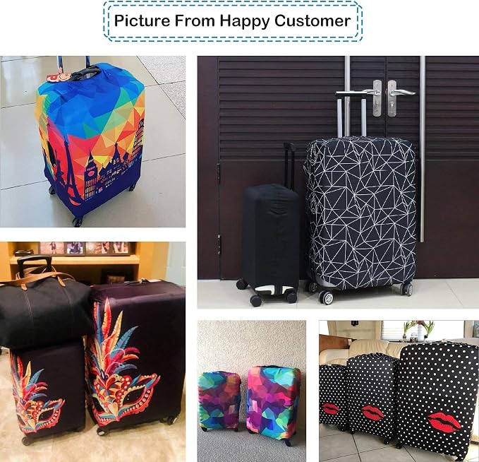 Explore Land Travel Luggage Cover Suitcase Protector Fits 27-30 Inch Case - Image 7