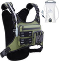 Running Vest with 2L Water Bladder, USA Original Patent, Lightweight Adjustable by Zelvot