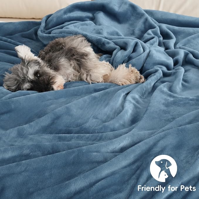 PHF Ultra Soft Fleece Blanket Twin Size, No Shed No Pilling Luxury Plush Cozy - Image 5
