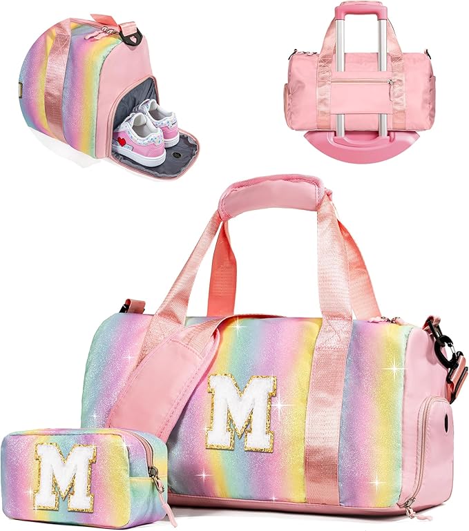 Gifts for 3 4 5 6 7 8 9 10 Year Old Girls-Girl Gym Bag by Vogewood