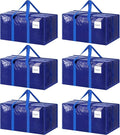 6 Pack Extra Heavy Duty Large Moving Bags by Fygrip