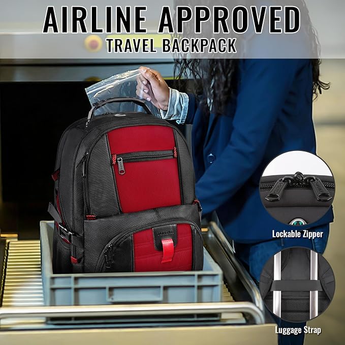 YOREPEK 18.4 Laptop Backpack, Large Backpacks Fit Most 18 Inch Laptop - Image 5