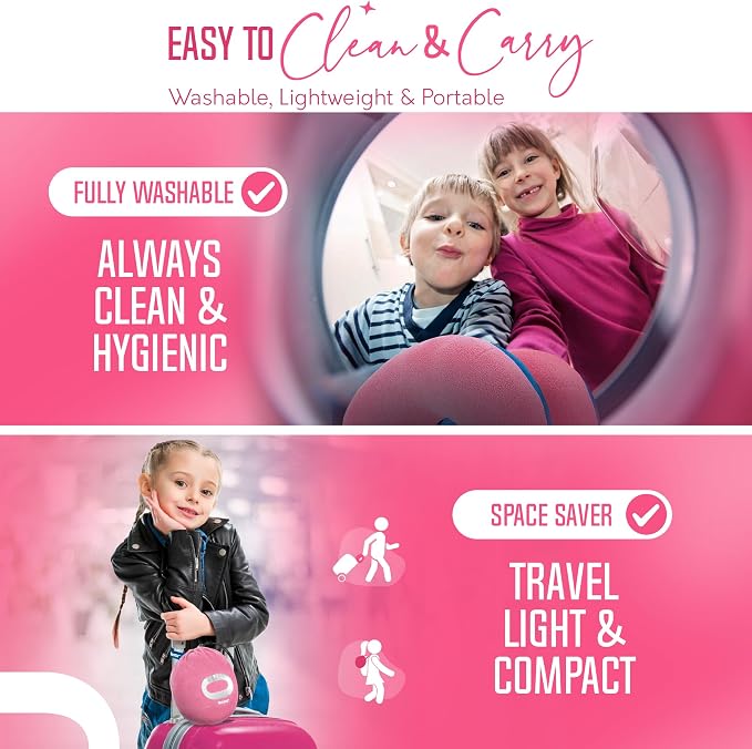 BCOZZY Kids Travel Neck Pillow- Patented Soft Toddler Pillow - Image 7