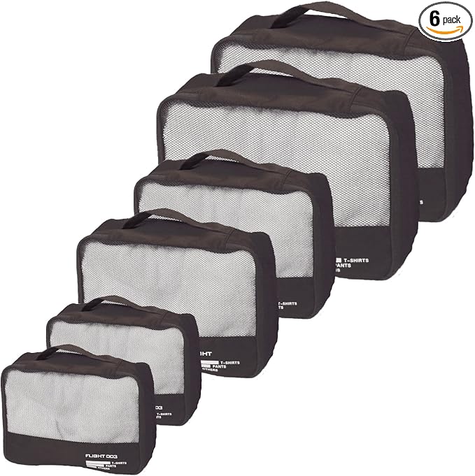 Packing Cubes Set Travel Luggage Organizers Suitcase Lightweight Accessories by Unknown