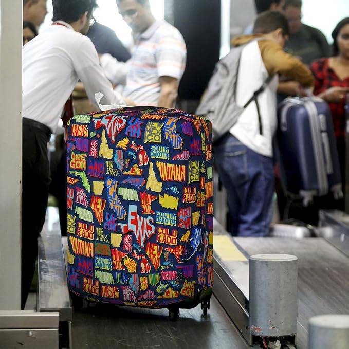 Explore Land Travel Luggage Cover Suitcase Protector Fits 18-22 Inch Case - Image 7