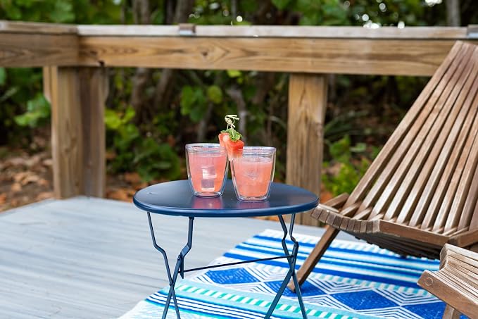 Tervis Clear & Colorful Tabletop 12oz Made in USA Double Walled Insulated Tumbler Travel Cup Keeps Drinks Cold & Hot, 12oz, Clear - Image 6