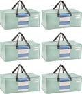VENO 6 Pack Moving Bags for College, Heavy-Duty Storage Totes, Moving Boxes and by Veno