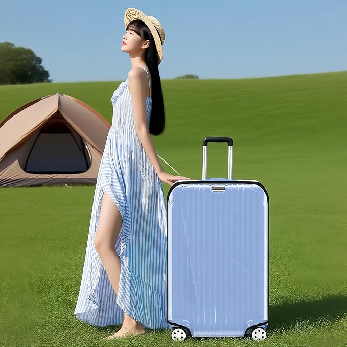 Luggage Cover Clear PVC Suitcase Covers - Image 9