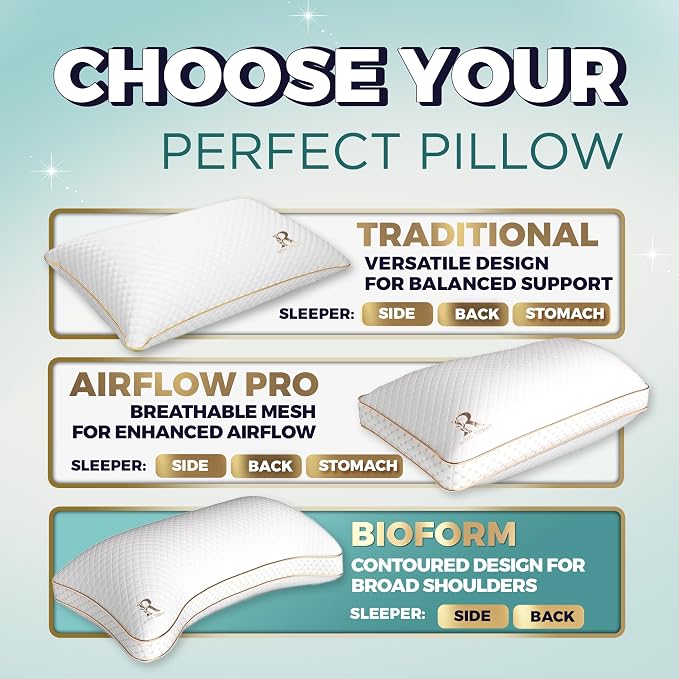 Royal Therapy Queen Memory Foam Pillows 2-Pack - Image 7