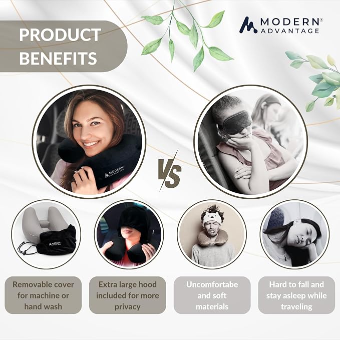 Modern Advantage Inflatable Travel Pillow - Image 4
