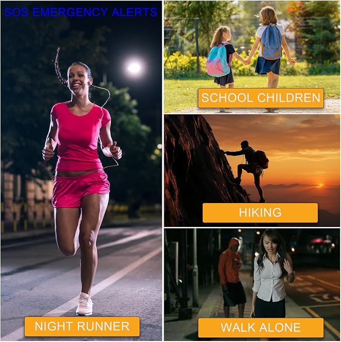 130dB Keychain Siren Strobe Light. Loud Sound Personal Safety Alarm - Image 8