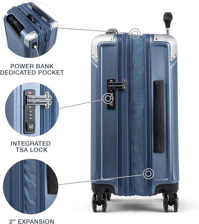 Travelpro Platinum Elite Hardside Expandable Spinner Wheel Luggage TSA Lock - Image 4