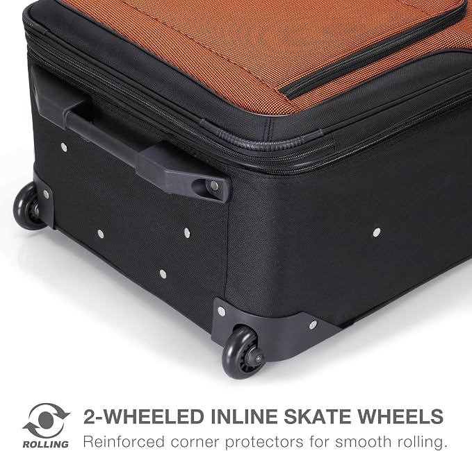 Travel Select Amsterdam 21-Inch Softside Expandable Carry-On Luggage, - Image 4