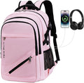 FENGDONG Large Laptop Backpack 17.3 inch Waterproof Travel College Backpack by FENGDONG